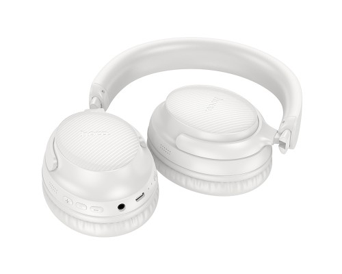 Бездротові накладні навушники HOCO W53 Tone BT headphones Morning Mist White (6942007646581)