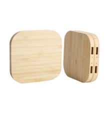 Бездротовий зарядний пристрій NN Q-8 15W wooden (NNQ8)