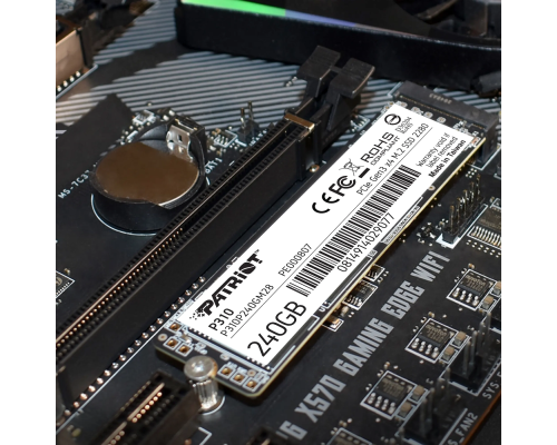 Накопичувач SSD M.2 Patriot P310 240GB NVMe 2280 PCIe 3.0 3D TLC (P310P240GM28)