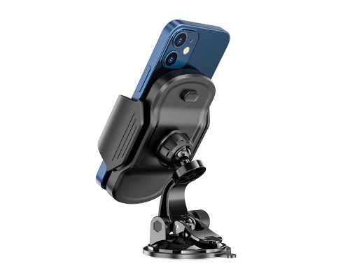 Автотримач для телефона HOCO CA82 Just fast suction cup car holder Black (6931474745767)