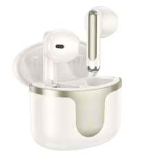 Бездротові навушники HOCO EQ7 Snowflake true wireless BT headset Milky White (6942007617734)