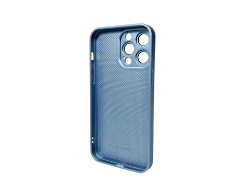 Чохол для смартфона AG Glass Matt Frame Color Logo for Apple iPhone 15 Pro Max Sierra Blue (AGMattFrameiP15PMLBlue)