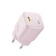 Мережевий зарядний пристрій Baseus PicoGo GaN Fast Charger 1C 45W EU Baby Pink (P10176800413-00)