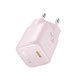 Мережевий зарядний пристрій Baseus PicoGo GaN Fast Charger 1C 45W EU Baby Pink (P10176800413-00)
