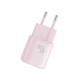 Мережевий зарядний пристрій Baseus PicoGo GaN Fast Charger 1C 45W EU Baby Pink (P10176800413-00)
