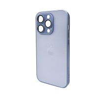 Чохол для смартфона AG Glass Matt Frame Color Logo for Apple iPhone 15 Pro Sierra Blue (AGMattFrameiP15PLBlue)