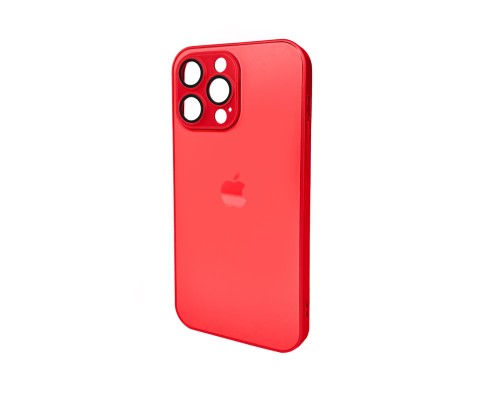 Чохол для смартфона AG Glass Matt Frame Color Logo for Apple iPhone 15 Pro Max Coke Red (AGMattFrameiP15PMRed)