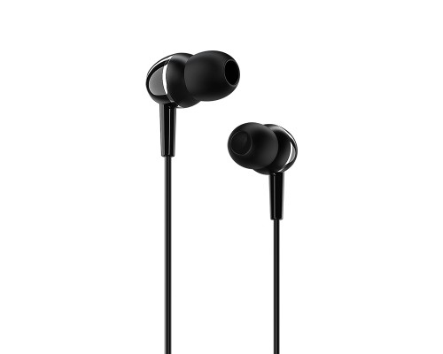 Навушники BOROFONE BM36 Acura Universal earphones with mic Black (6931474709691)