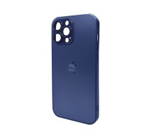 Чохол для смартфона AG Glass Matt Frame Color Logo for Apple iPhone 13 Pro Max Navy Blue (AGMattFrameiP13PMBlue)