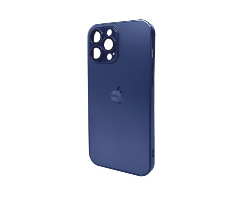 Чохол для смартфона AG Glass Matt Frame Color Logo for Apple iPhone 13 Pro Max Navy Blue (AGMattFrameiP13PMBlue)
