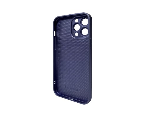 Чохол для смартфона AG Glass Matt Frame Color Logo for Apple iPhone 13 Pro Max Navy Blue (AGMattFrameiP13PMBlue)