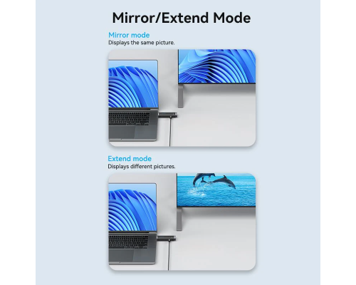 Безпровідний подовжувач Vention Wireless HDMI Transmitter and Receiver Black (ADCB0)
