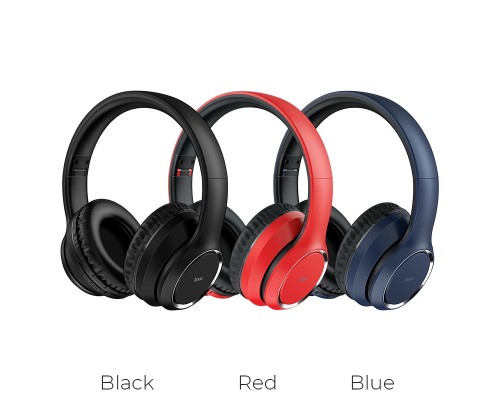 Бездротові накладні навушники HOCO W28 Journey wireless headphones Black (6931474723048)