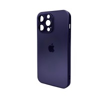Чохол для смартфона AG Glass Matt Frame Color Logo for Apple iPhone 15 Pro Max Deep Purple (AGMattFrameiP15PMPurple)