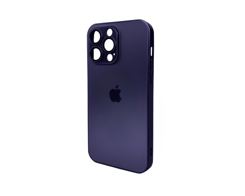 Чохол для смартфона AG Glass Matt Frame Color Logo for Apple iPhone 15 Pro Max Deep Purple (AGMattFrameiP15PMPurple)