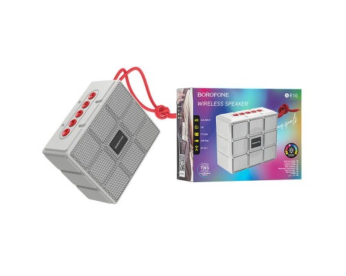 Портативна колонка BOROFONE BR16 Gage sports wireless speaker Gray (6931474749949)