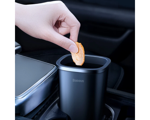Автомобільний сміттєвий контейнер Baseus Dust-free Vehicle-mounted Trash Can（TrashBag 3 roll/90）Black (CRLJT-A01)