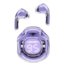 Бездротові навушники ACEFAST T8 Crystal color (2) bluetooth earbuds Alfalfa Purple (6974316282266)