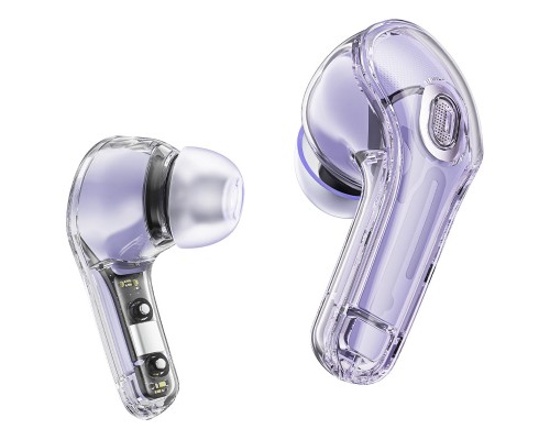 Бездротові навушники ACEFAST T8 Crystal color (2) bluetooth earbuds Alfalfa Purple (6974316282266)
