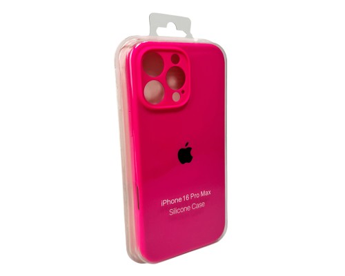 Чохол для смартфона Silicone Full Case AA Camera Protect for Apple iPhone 16 Pro Max 23,Shiny Pink (FullAAi16PM-23)
