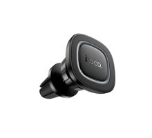 Автотримач для телефона HOCO H72 Crown magnetic car holder (air outlet) Black Metal Gray (6942007646871)