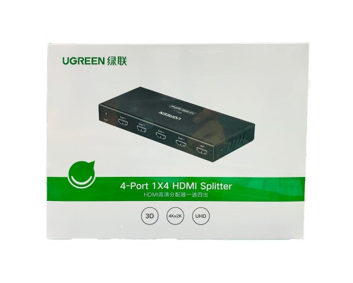 Сплітер UGREEN HDMI Splitter 1 In 4 Out EU (UGR-40202EU)