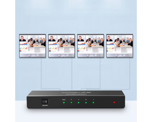 Сплітер UGREEN HDMI Splitter 1 In 4 Out EU (UGR-40202EU)