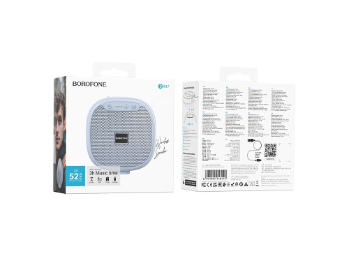 Портативна колонка BOROFONE BR47 Star sports BT speaker Blue Star (6941991118142)