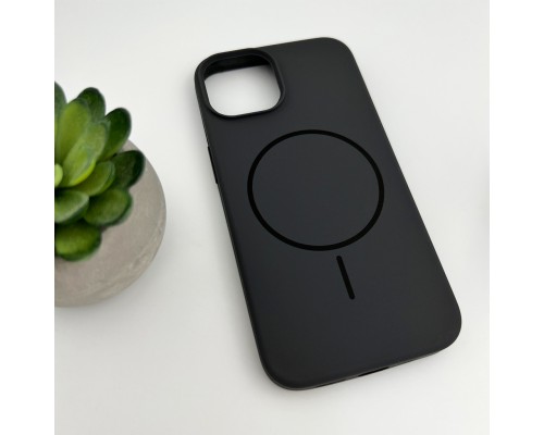 Чохол для смартфона Cosmic Silicone Case Magnetic for Apple iPhone 14 15,Dark Grey (SilMag14-15)