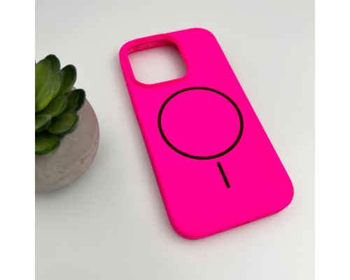 Чохол для смартфона Cosmic Silicone Case Magnetic for Apple iPhone 15 Pro Max 52,Shiny Pink (SilMag15PM-52)