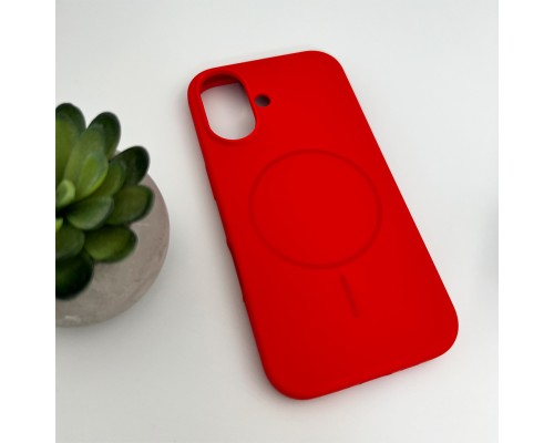 Чохол для смартфона Cosmic Silicone Case Magnetic for Apple iPhone 16 14,Red (SilMag16-14)