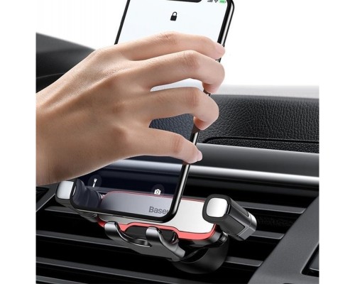 Автотримач для телефона Baseus Mr Hui Gravity Car Mount Silver (SUYL-HU0S)
