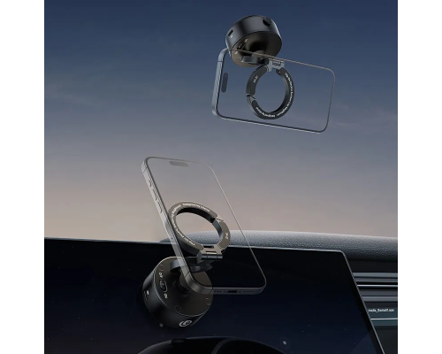 Тримач з електроприсоскою Ulanzi ULANZI SK-22 Electric suction cup bracket for mobile phones Black (M096)