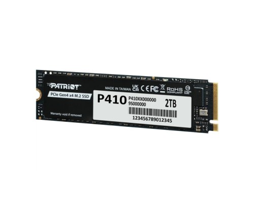 Накопичувач SSD M.2 Patriot P410 2TB NVMe 2280 PCIe Gen4 x4 5000/4500 TLC (P410P2TBM28H)