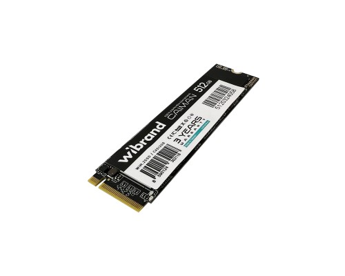 Накопичувач SSD M.2 Wibrand Caiman 512GB NVMe 2280 PCIe 3.0 3D NAND (WIM.2SSD/CA512GB)