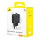 Мережевий зарядний пристрій Baseus Cube Fast Charger C+U 30W EU Cluster Black (P10111404113-00)