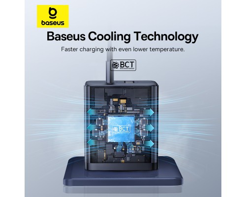 Мережевий зарядний пристрій Baseus Cube Fast Charger C+U 30W EU Cluster Black (P10111404113-00)