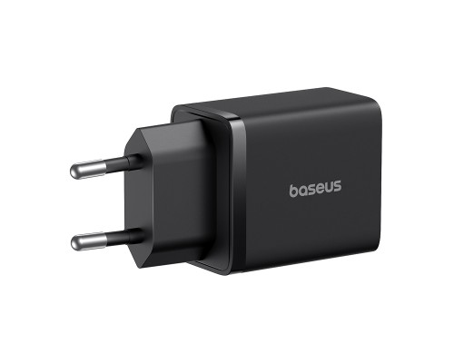 Мережевий зарядний пристрій Baseus Cube Fast Charger C+U 30W EU Cluster Black (P10111404113-00)
