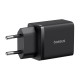 Мережевий зарядний пристрій Baseus Cube Fast Charger C+U 30W EU Cluster Black (P10111404113-00)