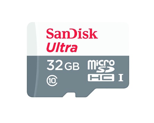 Карта пам'яті microSDHC (UHS-1) SanDisk Ultra 32Gb class 10 A1 (100Mb/s) (SDSQUNR-032G-GN3MN)