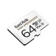 Карта пам'яті microSDXC (UHS-1 U3) SanDisk High Endurance 64Gb class 10 V30 (100Mb/s) (adapterSD) (SDSQQNR-064G-GN6IA)