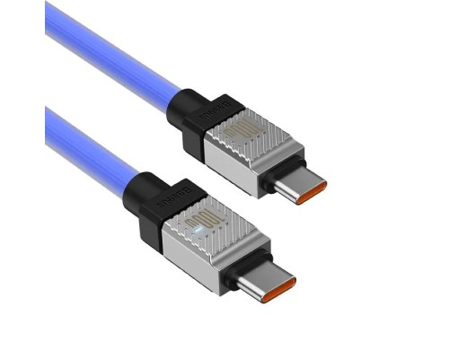 Кабель Baseus CoolPlay Series Fast Charging Cable Type-C to Type-C 100W 1m  Blue (CAKW000203)