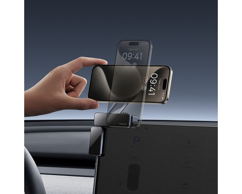 Автотримач для телефона Baseus MaxView Magnetic Car Mount for In-Vehicle Infotainment Screen Space Grey (C40180701813-00)