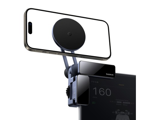 Автотримач для телефона Baseus MaxView Magnetic Car Mount for In-Vehicle Infotainment Screen Space Grey (C40180701813-00)