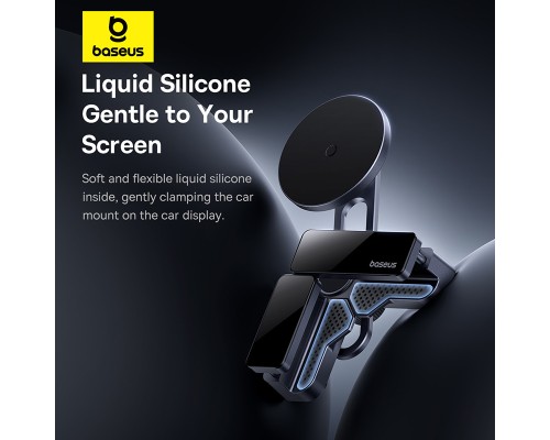 Автотримач для телефона Baseus MaxView Magnetic Car Mount for In-Vehicle Infotainment Screen Space Grey (C40180701813-00)