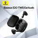 Бездротові навушники Baseus Bowie E20 True Wireless Earphones Cluster Black (A00069700113-00)