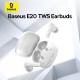 Бездротові навушники Baseus Bowie E20 True Wireless Earphones Stellar White (A00069700223-00)