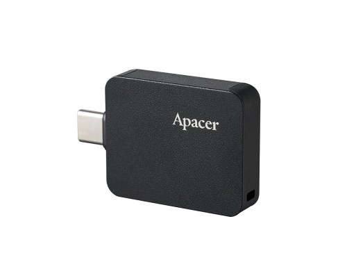 Портативний SSD Apacer AS714 512GB USB 3.2 Gen.2 Read/Write 1000MB/s Black (AP512GAS714B-1)