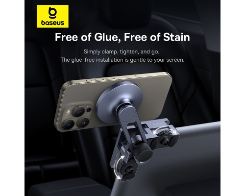 Автотримач для телефона Baseus MaxView Magnetic Car Mount for In-Vehicle Infotainment Screen Space Grey (C40180701813-00)
