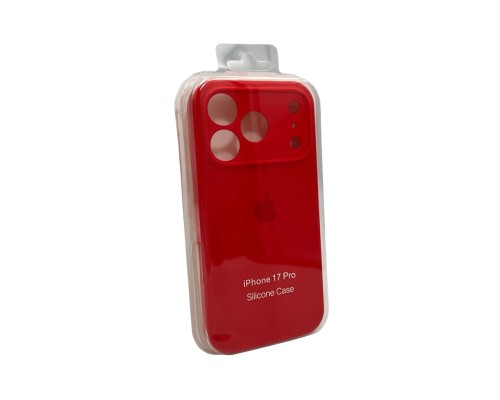 Чохол для смартфона Silicone Full Case AA Camera Protect for Apple iPhone 17 Pro 11,Red (FullAAi17P-11)